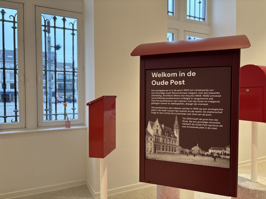 Elektrische installaties voor het postgebouw in Lokeren